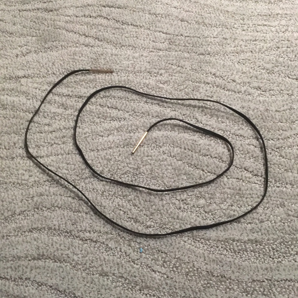 Long wrap-around choker necklace